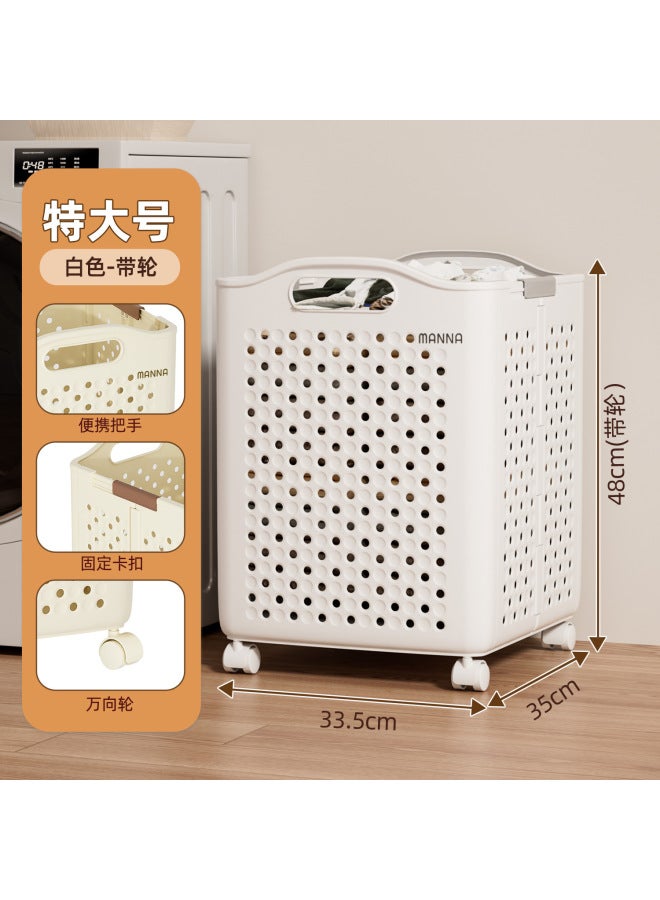 Folding Dirty Clothes Basket Household Laundry Basket Storage Basket Dirty Clothes Basket Balcony Bathroom Dirty Clothes Storage Basket
