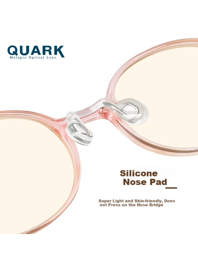 Quark Kids Anti-blue Light Gl Black Melanin Uv Protection Eye Care Radiation Flat Mirror Ty2105c2 - Image 3