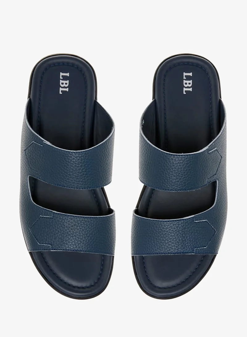 ال بي ال من شو اكسبرس صنادل رجالي انزلاقية بنقوش