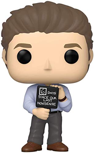 Funko Pop TV The Office Jim with Nonsense Sign - Image 1