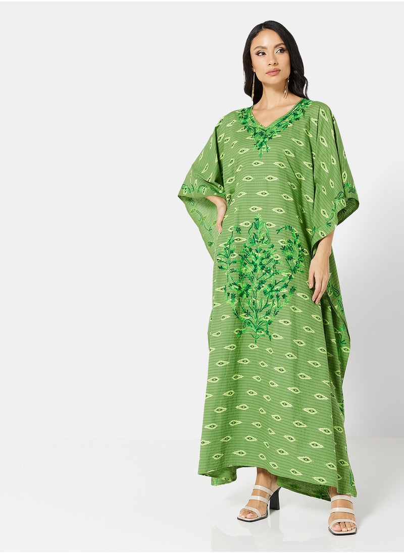 ARABIAN CLOSET EMBROIDERED KAFTAN  - Image 1