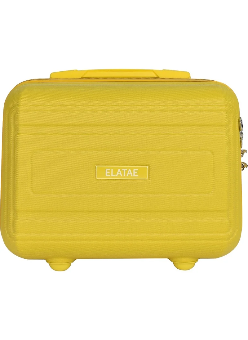 ايلاتي Unbreakable Makeup Bag with Shoulder Strap Encrypted Hand Suitcase Yellow V305