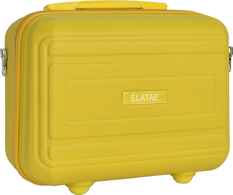 ايلاتي Unbreakable Makeup Bag with Shoulder Strap Encrypted Hand Suitcase Yellow V305