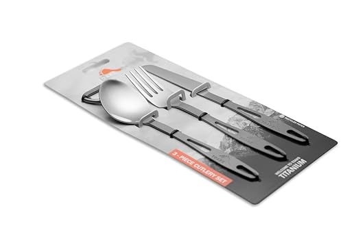TOAKS Titanium 3-Piece Cutlery Set - Image 4