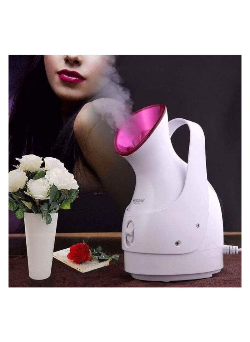 sokany - Zj-608 Facial Ionic Steamer White/Pink 14.3x22.5x10.5cm - Image 1
