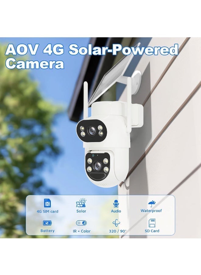 Yoosee （128GB Memory Card Included）4G Solar Security Camera Outdoor | AI Motion Detection | Low Power Consumption | 4G SIM Only No WiFi - Image 2