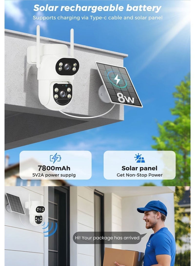 Yoosee （128GB Memory Card Included）4G Solar Security Camera Outdoor | AI Motion Detection | Low Power Consumption | 4G SIM Only No WiFi - Image 4