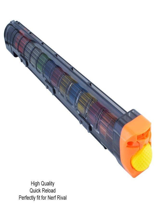 OIMIO 12-Round Magazine, 4 Pack Round Magazines Bullet Clips for Nerf Rival (Black) - Image 3