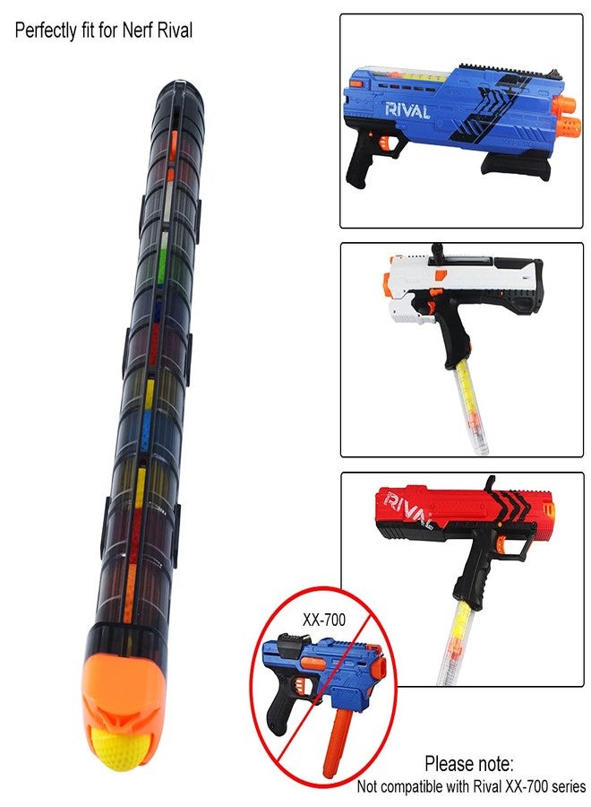 OIMIO 12-Round Magazine, 4 Pack Round Magazines Bullet Clips for Nerf Rival (Black) - Image 5