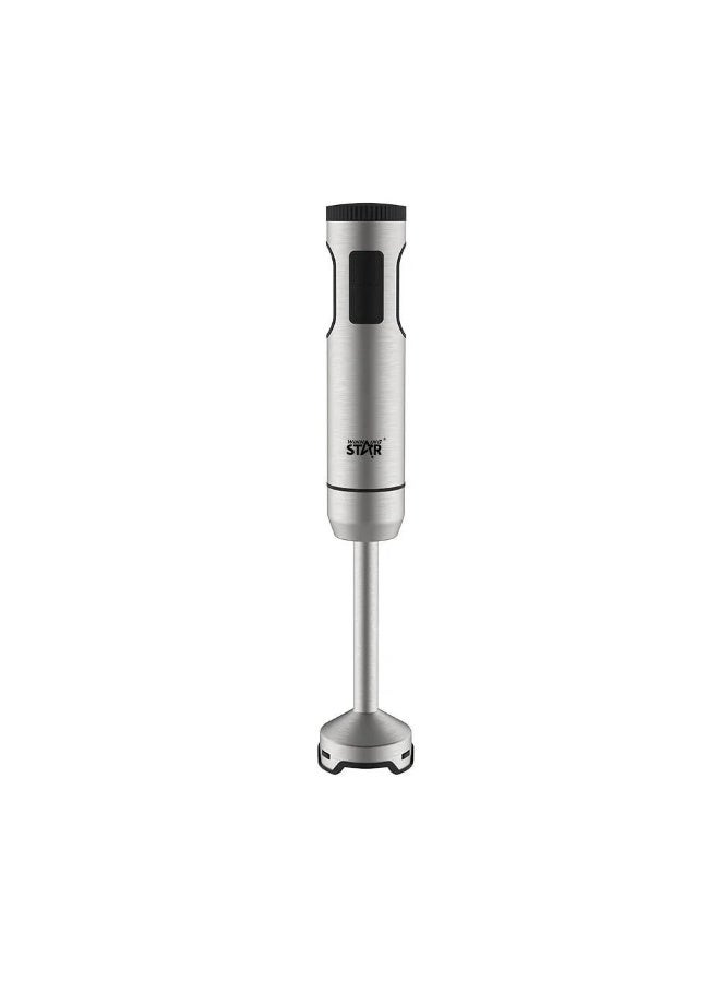 Winning Star Hand Blender, 4 in 1 Mixing, Grinding, Whipping and Mashing, 1000 Watts, Silver, ST-6500 - Image 2