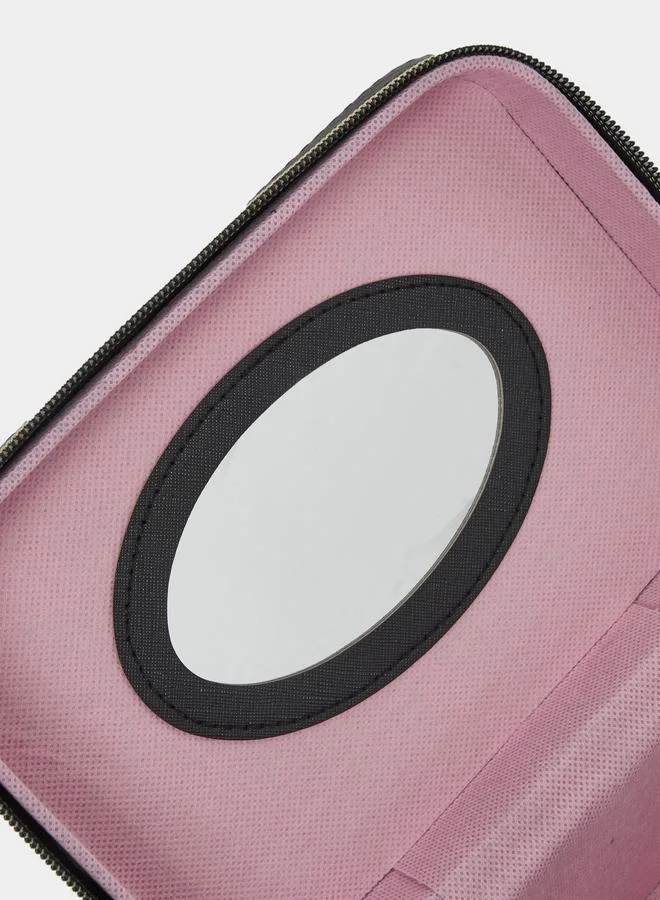 Styli  Logo Detail Zip-Around Washbag with Top Handle  | Best Price UAE