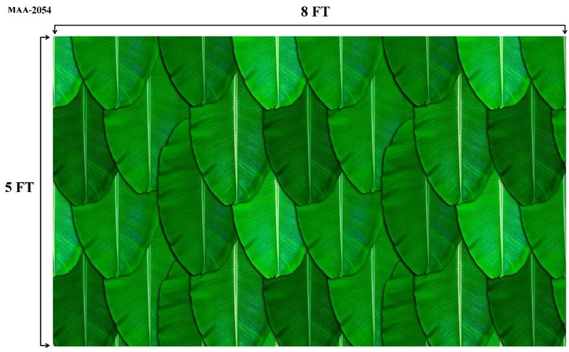 S2S قماش خلفية زفاف أنيق بتصميم ورقة الموز | لجميع المهرجانات/الفعاليات المنزلية/المناسبات - Image 2