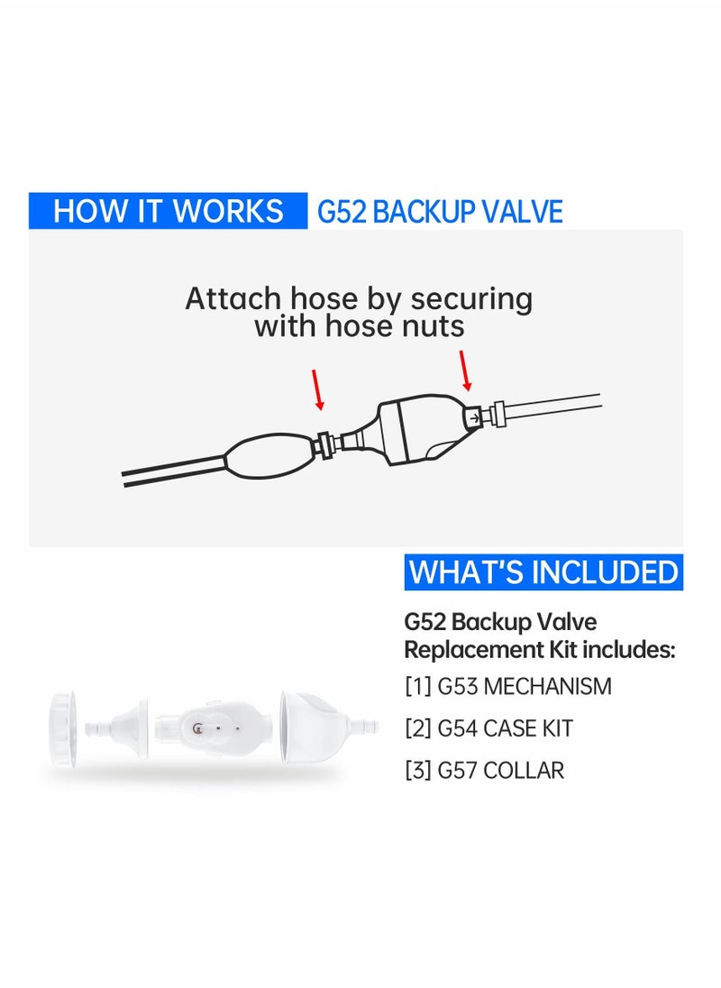 Y&D - Upgraded G52 Backup Valve Compatible with Polaris Pool Cleaner, 180,280,380,480,3900 The Body has Been Reinforced - Image 1