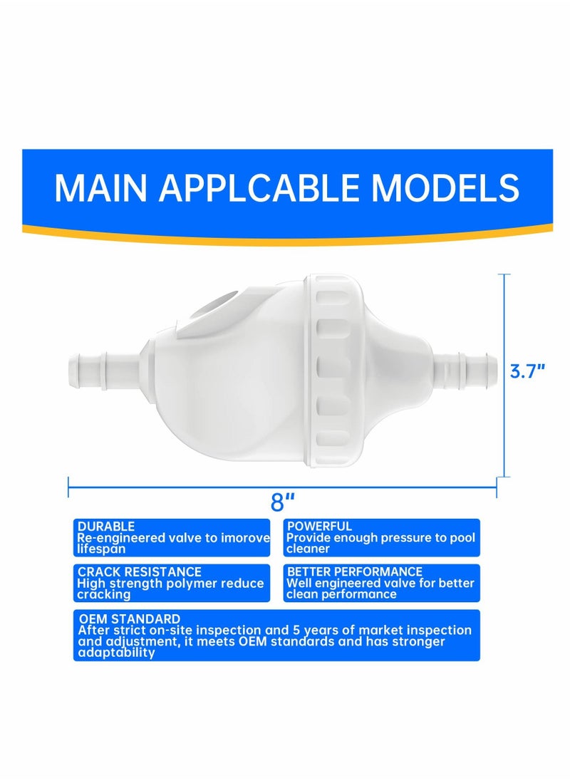 Y&D - Upgraded G52 Backup Valve Compatible with Polaris Pool Cleaner, 180,280,380,480,3900 The Body has Been Reinforced - Image 1