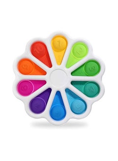 DUSALA Flower Push Pop Bubble Fidget Simple Dimple Educational Toy  - Image 1