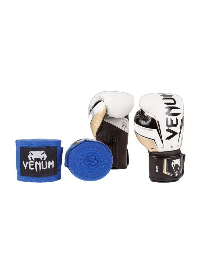 VENUM قفازات ملاكمة إليت 10 أونص ولفائف يد كومبو - Image 1