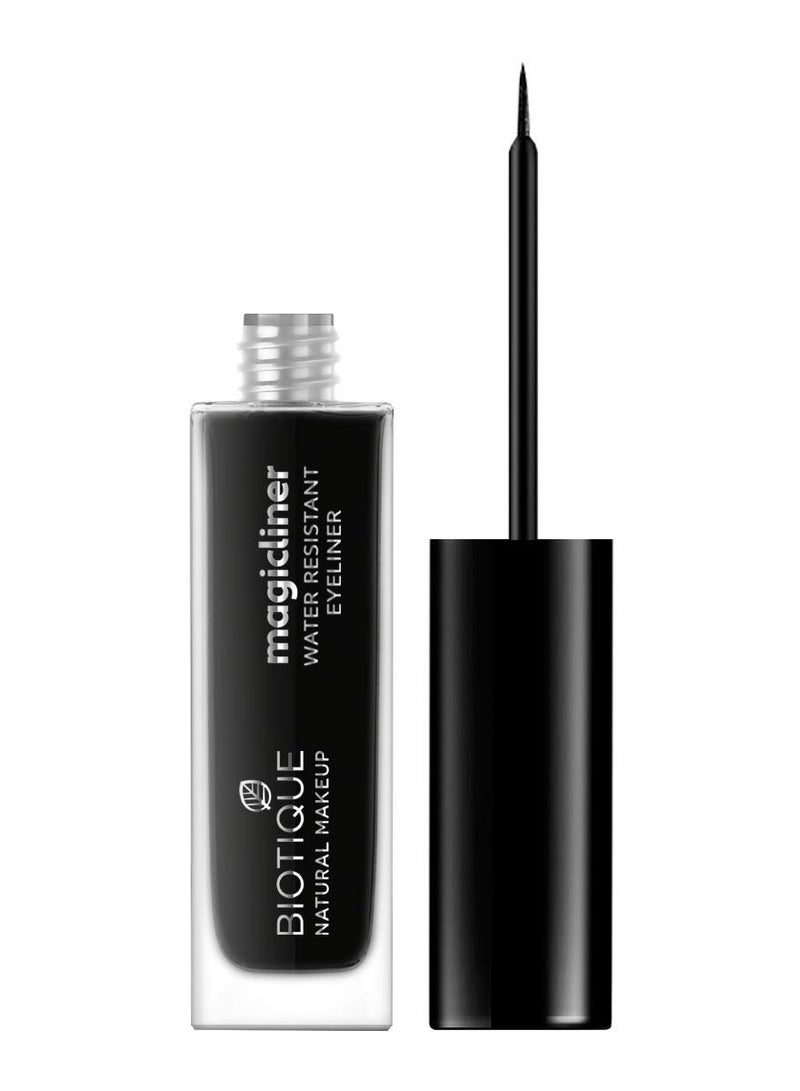 Biotique liquid magicliner midnight black 9ml natural makeup smudge proof long lasting eyeliner - Image 3