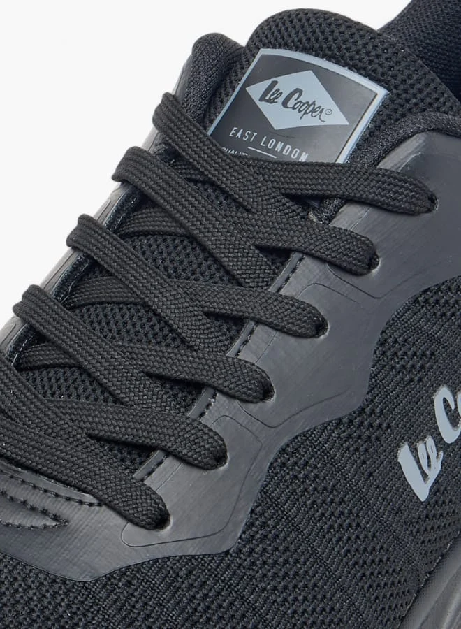 Lee Cooper Men's Logo Detail Lace-Up Sneakers