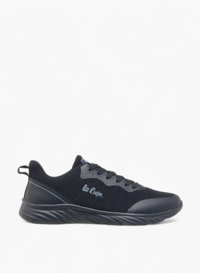 Men's Logo Detail Lace-Up Sneakers