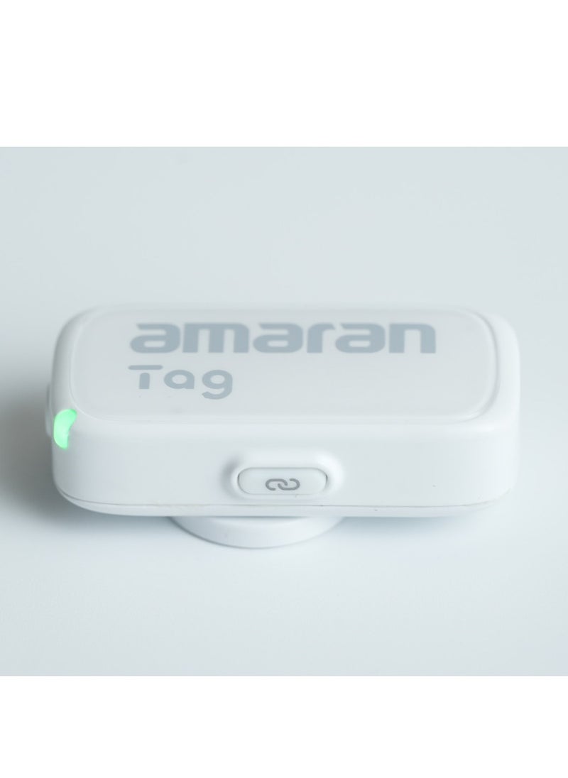 عماران نظام ميكروفون لاسلكي مزدوج من أبوتشر أماران - USB C (أبيض)  - Image 2