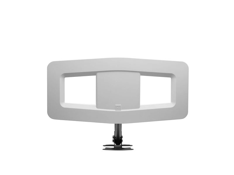 One For All Amplified Attic/Outdoor HDTV Antenna for 1080P 4K Free TV Channels, 85 Miles Long Reception Range, Fixing Materials Included, White Model 17421 - Image 1