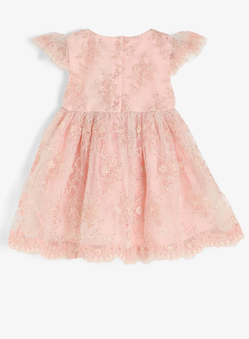 ريبلز مع نمشي Girls Party Dress