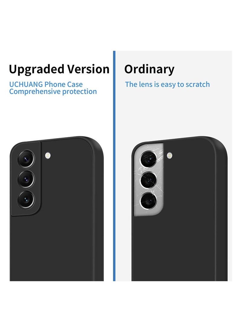 Ultra Slim Soft Silicone Gel TPU Cover, Anti-Scratch Anti-Fingerprint Anti-Drop Protective Case Compatible with S22 Plus 6.6 Inch - Image 2