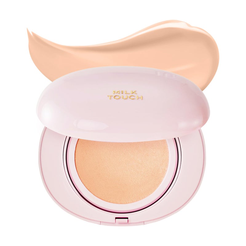 milktouch Cushion Foundation 24H Flawless Skin Radiant Shine No Oxidation LongLasting NonCreasing 60 Hydrating Skincare Infused Korean Foundation Valentines Gifts 21N Natural Beige