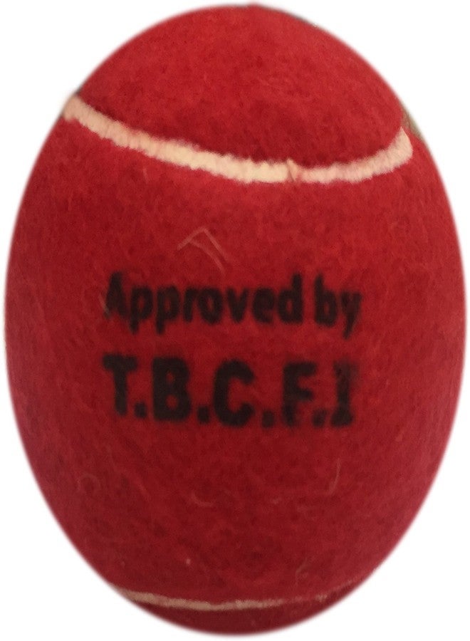 HRS Maruti Gold Heavy Weight Cricket Tennis Ball - Maroon (Pack of 6) - Image 4