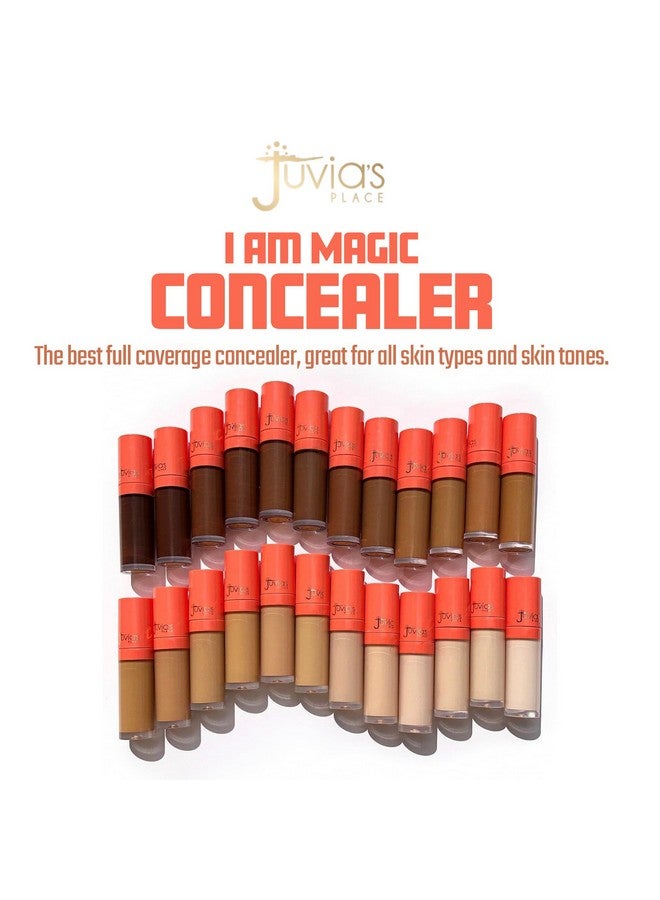 Juvia's Place I Am Magic Liquid Concealer - J14 Tan w/Warm Undertone/0.34 fl oz, Full Coverage Concealer, Makeup Concealer, Hydrating Concealer, Waterproof Concealer, Long Wear Concealer - Image 2