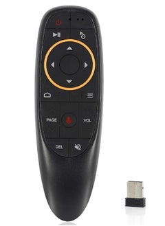 G10 Voice Air Fly Mouse, 2.4G Wireless 6 Axis Gyroscope Air Mouse Remote Control, IR Learning Controller for Android TV Box T9 H96 Max X96 X88 Mini M8s A95x