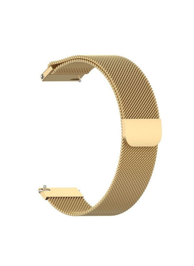 Generic - Replacement Strap For Huami Amazfit GTS 22mm Milanese Magnetic Metal Watch Band Gold - Image 1