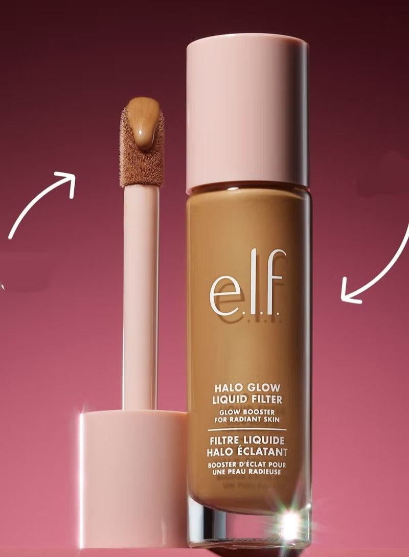 elf Halo Glow Liquid Filter Illuminating Liquid Glow Booster For A Radiant Complexion Infused With Hyaluronic Acid Tan - Deep - Image 5