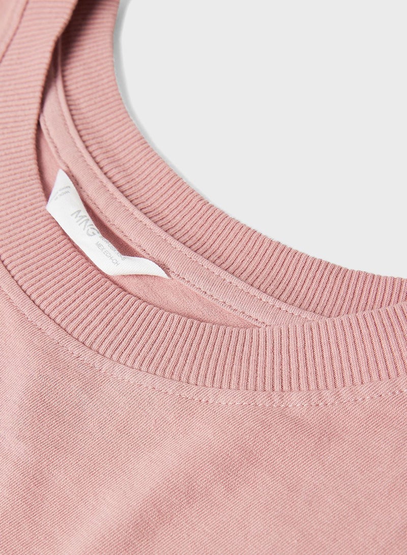 MANGO Youth Teen Cropped T-Shirt - Image 3