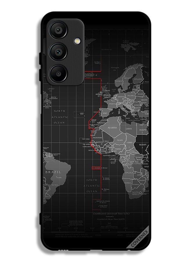 Covernex Samsung Galaxy A15 5G Protective Case Cover World Map - Image 1