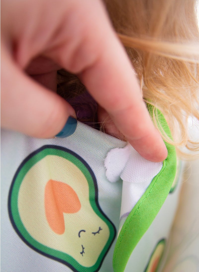 Baby Jem Babyjem Printed Sleeved Baby Bib 784  - Image 3
