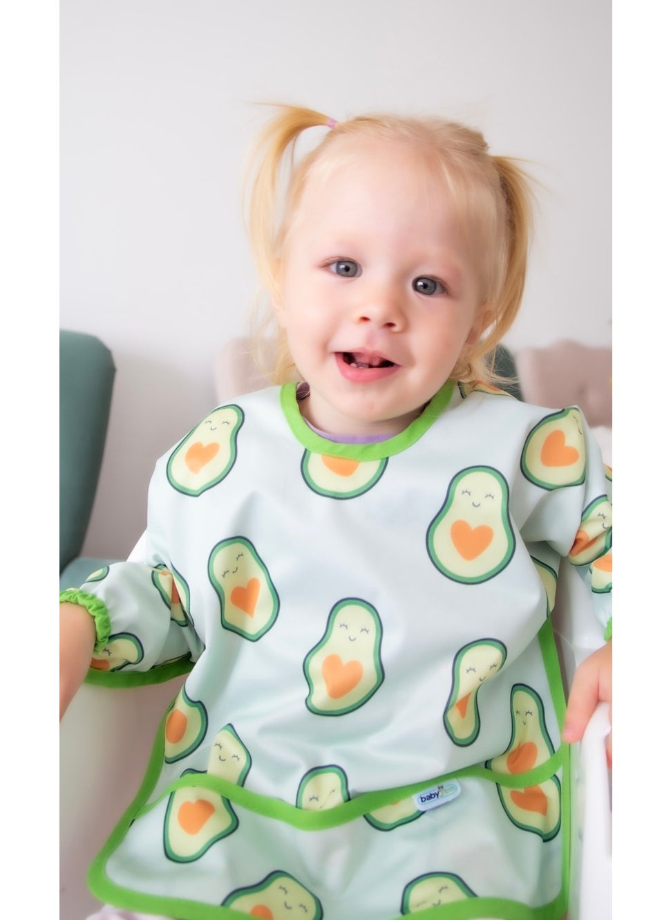 Baby Jem Babyjem Printed Sleeved Baby Bib 784  - Image 2
