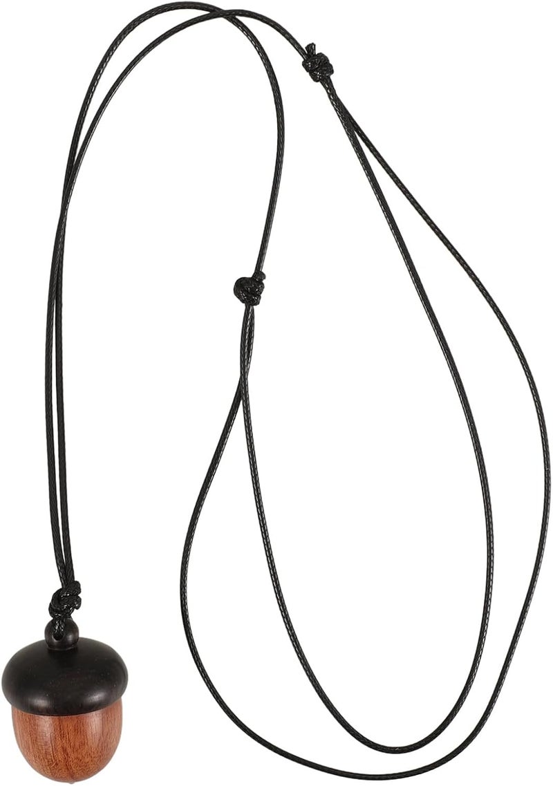 Mini Sealing Acorn Shape Portable Medicine Holder with Lanyard, Moisture-Proof Travel Pill Organizer Case for Daily Vitamins and Tablets - Image 1