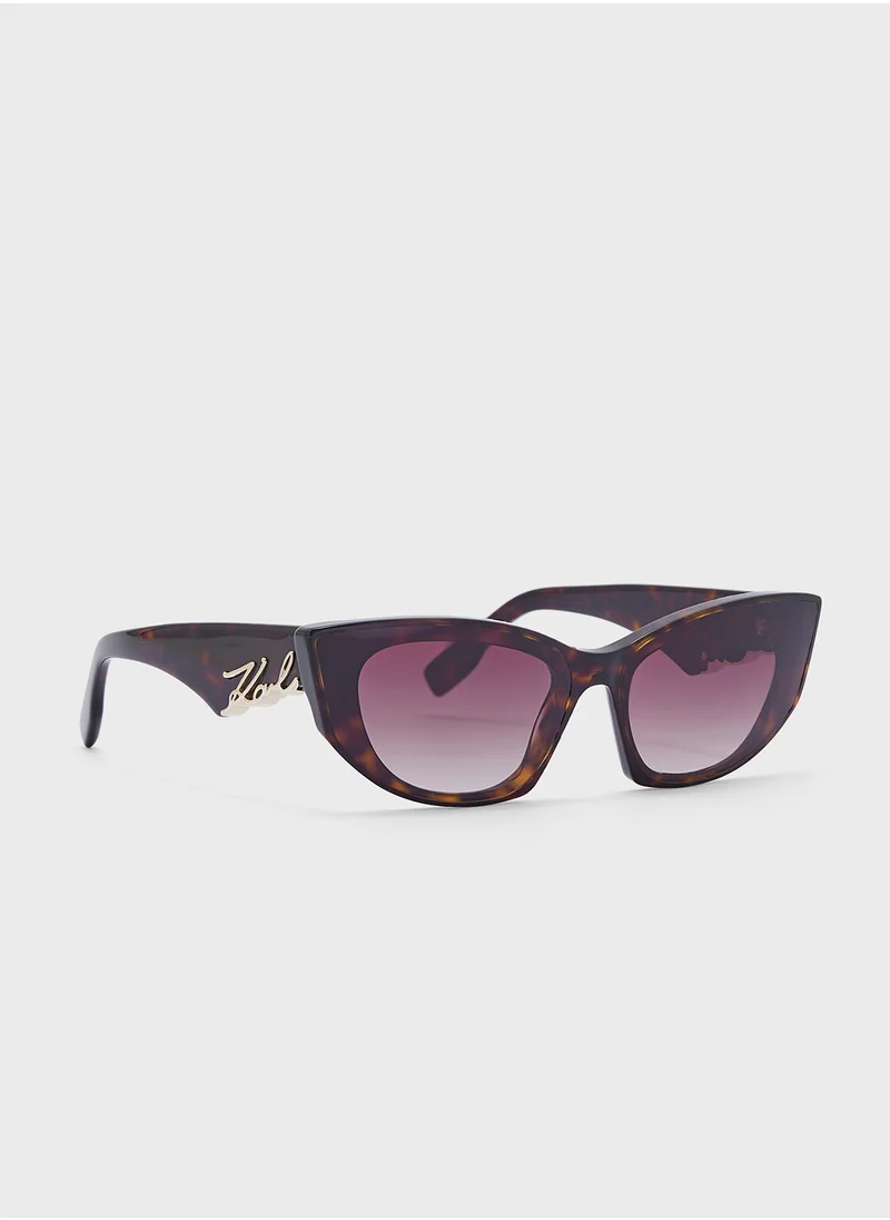 كارل لاغرفيلد Cat Eye Sunglasses