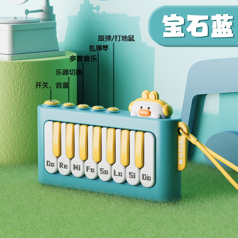 Portable Mini Piano Multifunction Electronic Keyboard for Kids - Educational Toy for Beginners