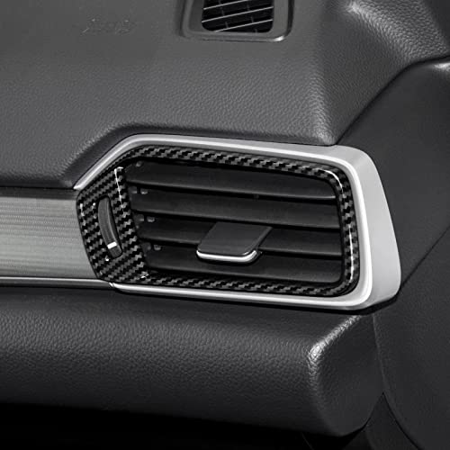 BRMYL Side Air Vent AC Outlet Cover Decals for 2018 2019 2020 2021 2022 Honda Accord 10th Gen Accessories ABS Carbon Fiber Interior Stickers - Image 4