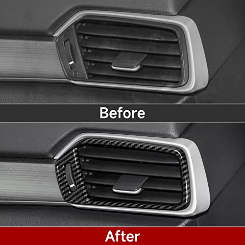 BRMYL Side Air Vent AC Outlet Cover Decals for 2018 2019 2020 2021 2022 Honda Accord 10th Gen Accessories ABS Carbon Fiber Interior Stickers - Image 3