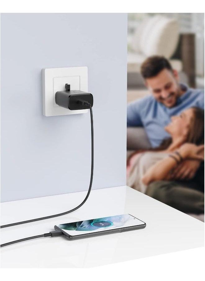 Fast charger for Samsung Galaxy, charger head with a 45-watt charging cable (high quality and performance) from Promas, S24 Ultra, S24 Plus, S24, S23 Ultra, S22 Ultra, , comes with a UCB C cable