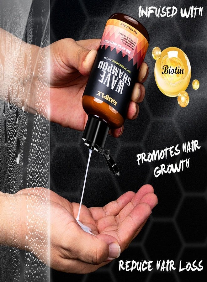 Goiple 360 Waves Wash Shampoo -Wave Shampoo for Black Men 360 Wave Shampoo Hydration Shampoo Enhance Waves Shampoo Strenghtens Hair Promote Growth Wave Shampoo Easy Wash Hydrate (6 FL OZ) - Image 2