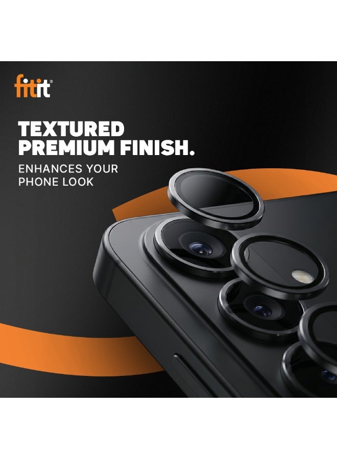 FITIT حامي عدسة الكاميرا Fitit لهاتف سامسونج S26 بلس - زجاج مقسى 9H مع حلقة ألمنيوم، مضاد للبصمات، سهل التركيب - fitit - Image 5