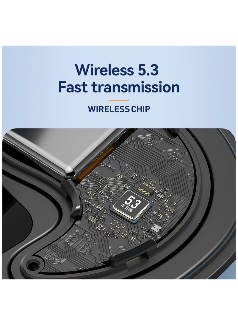 JBLTM Wireless Earbuds Bluetooth Headphones with Wireless Charging Case 4H Playback LED Display in Ear Earphones Waterproof Ear buds Built in Mic Stereo Bass for iPhone Samsung Android Sport Workout Gym TV - Image 5