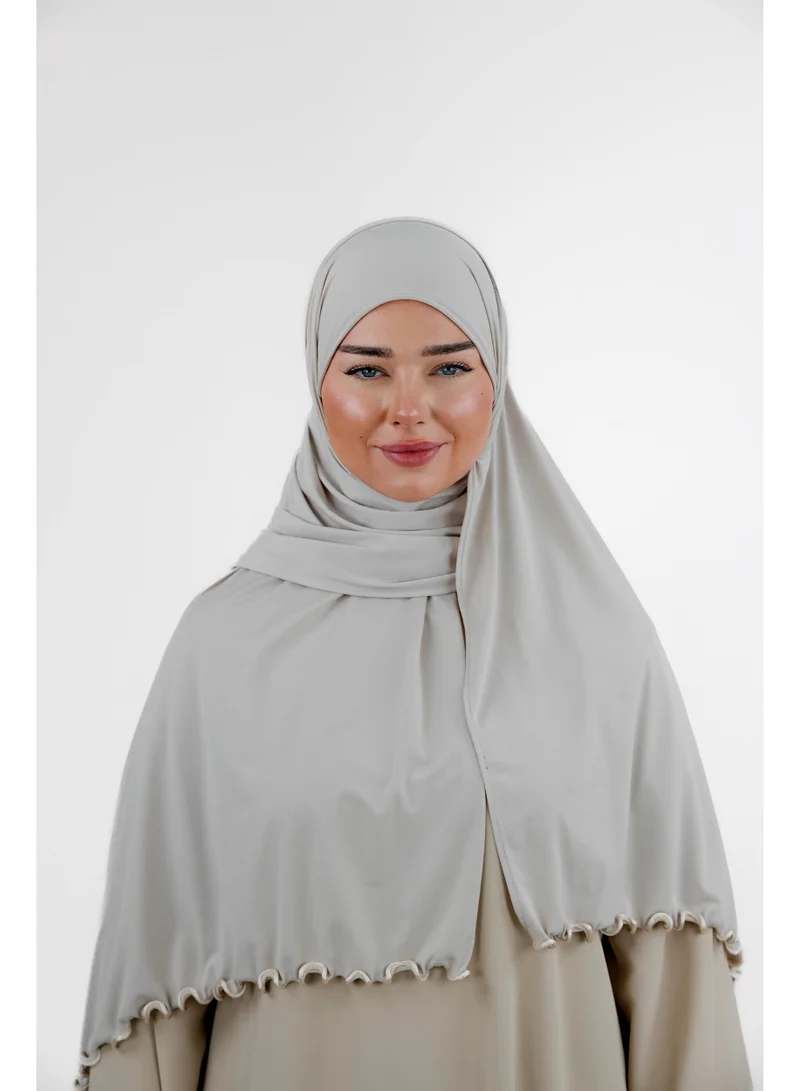 اوفيليا حجاب نسائي فاخر من قماش الجيرسي (٦ قطع في العبوة) - ألوان متنوعة - ناعم، مطاطي، يسمح بمرور الهواء، طقم حجاب يومي مانع للانزلاق