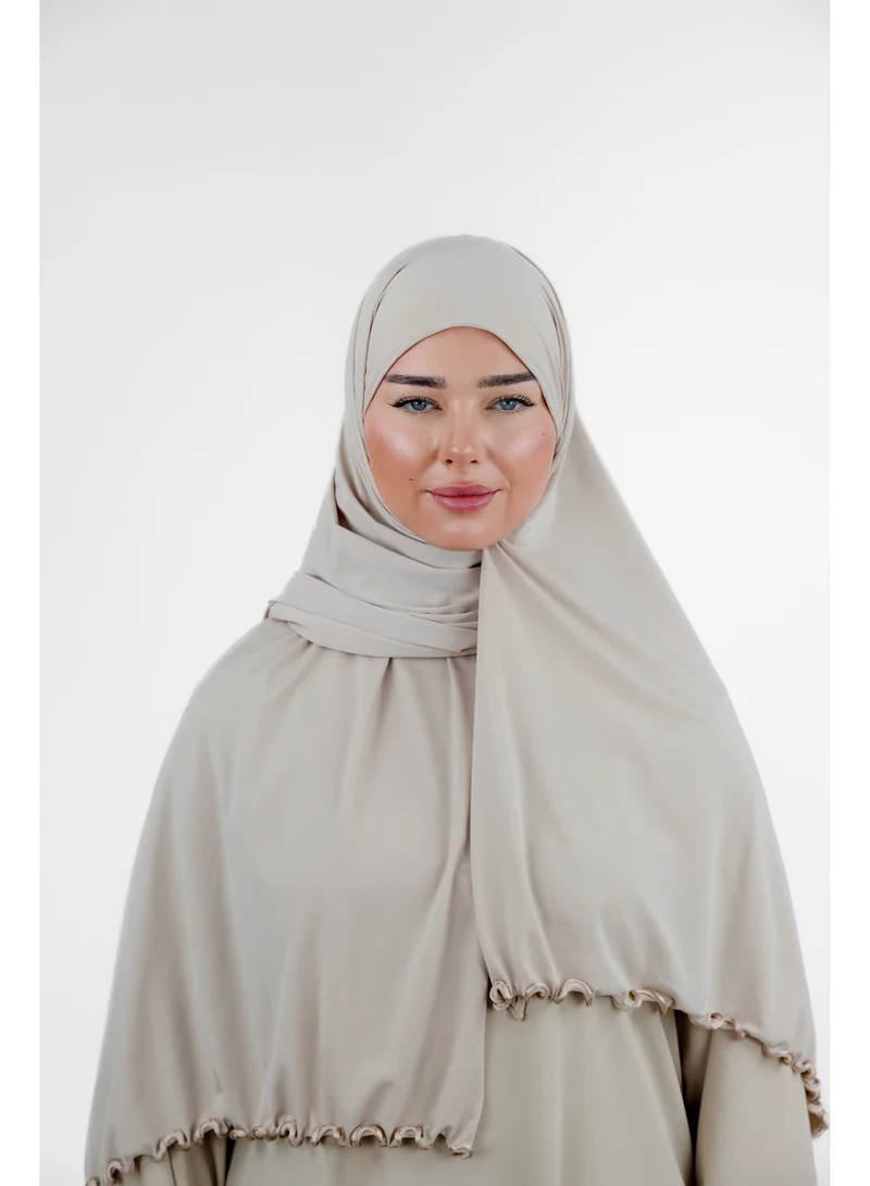 اوفيليا حجاب نسائي فاخر من قماش الجيرسي (٦ قطع في العبوة) - ألوان متنوعة - ناعم، مطاطي، يسمح بمرور الهواء، طقم حجاب يومي مانع للانزلاق