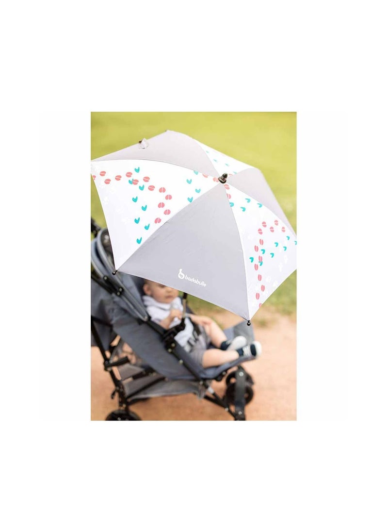 babymoov - Universal Fit Anti-UV Stroller Umbrella - Grey - Image 1