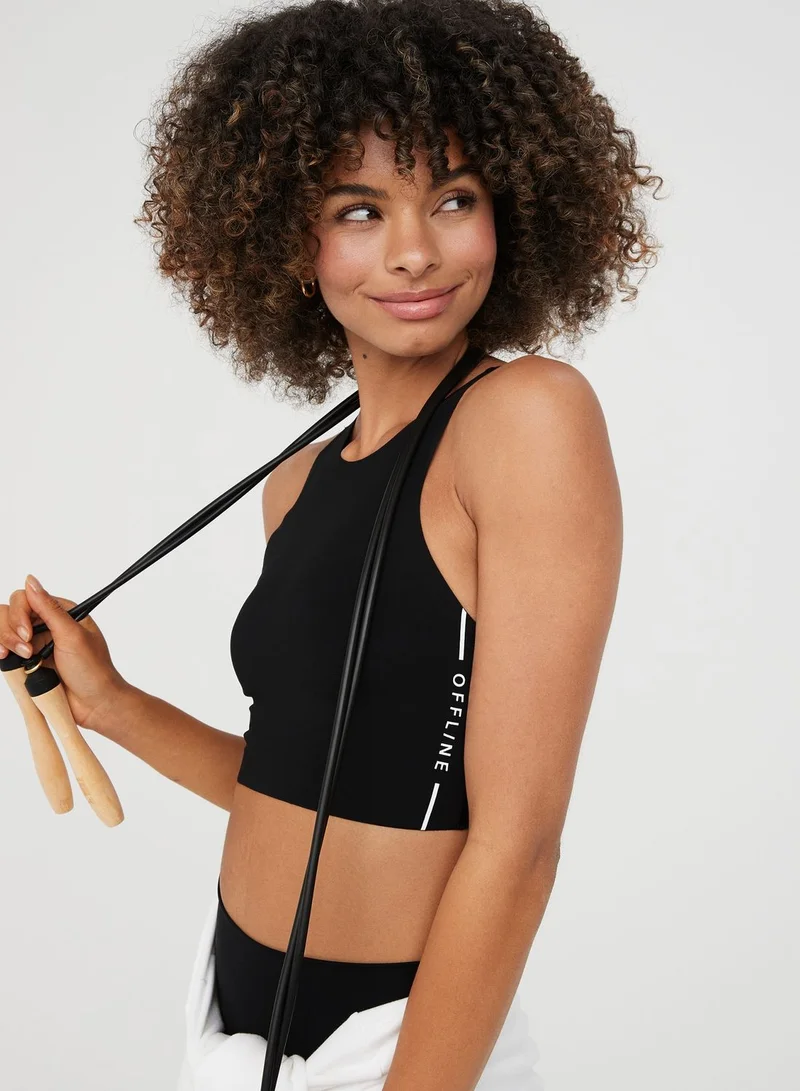 Aerie High Neck Sports Bra